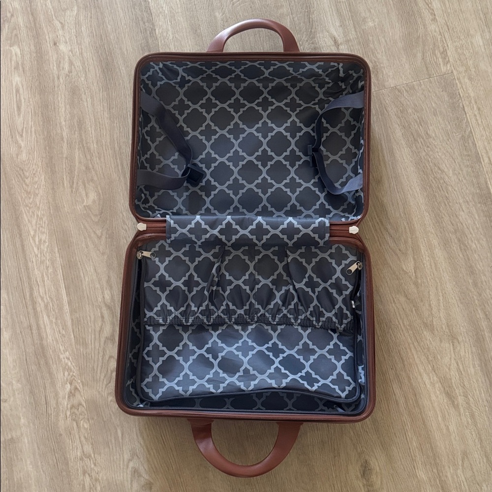 Puiche Tresor 2-Piece Carry-On Spinner Weekender Bag Luggage Set - Picture 4 of 12